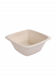 Vienkartinis dubuo i&scaron; cukranendrių (500 ml, 13x13x6,7 cm, 50 vnt.)