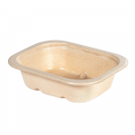 Vienkartinis indelis užlydomas i&scaron; cukranendrių pluo&scaron;to (161 x 111 x 66 mm., 660 ml.)