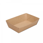 Vienkartinė lėk&scaron;tė - dubuo KRAFT (13,5 x 7 x 4,5 cm., 100 vnt.)