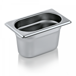 GN indas 1/9 (nerūdijančio plieno, 17,6 x 10,8 cm. + h10 cm., 1,0 l.)