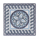 Lėk&scaron;tė kvadratinė MING II MAYOLICA, 26,5 cm. x 26,5 cm. x H2,5 cm.