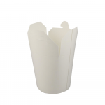 Vienkartinė dėžutė WOK (balta, 500 ml., 50 vnt.)