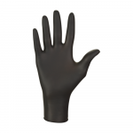 Pir&scaron;tinės nitrilinės juodos (M dydžio, 100 vnt.)