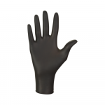 Pir&scaron;tinės nitrilinės juodos (S dydžio, 100 vnt.)