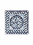 Lėk&scaron;tė kvadratinė MING II MAYOLICA, 18 x 18 x 5 cm. porcel.