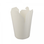 Vienkartinė dėžutė WOK (balta, 750 ml., 50 vnt.)