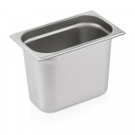 GN indas 1/4 (nerūdijančio plieno, 26,5 x 16,2 cm. + h20 cm., 5,5 l.)
