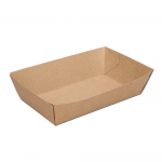 Vienkartinė lėk&scaron;tė - dubuo KRAFT (15 x 9 x 5,5 cm., 100 vnt.)