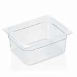 GN indas 1/2 (PC, skaidrus, 32,5 x 26,5 + h15 cm., 8,5 l.)