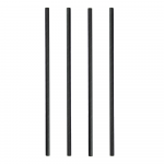&Scaron;iaudeliai popieriniai (juodi, &Oslash;8 x h21 cm., 100 vnt.)
