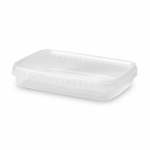 Vienkartinis hermetinis indelis PP (182x117 mm., 500 ml., 206 vnt.)