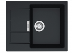 FRANKE Sirius S2D 611-62 (143.0616.339) Plautuvė (Juoda)