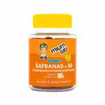mium LAB KIDS Maisto papildas KIDS &Scaron;AFRANAS+B6 be cukraus, 30 guminukų