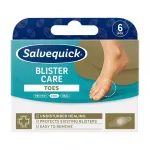 SALVEQUICK pūslių pleistrai pir&scaron;tams BLISTER CARE TOES, 6 vnt.