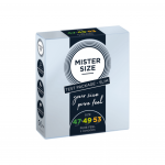 Prezervatyvų Test rinkinys "Mister Size Pure Feel: 47 mm, 49 mm, 53 mm" - 3 vnt.