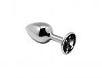 Analinis kai&scaron;tis ,,Mini Metal Butt Plug M'', Juodas (galima rinktis spalvą)