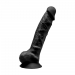 Realisti&scaron;kas falo imitatorius Silexd Model 1 9" Black, juodos spalvos
