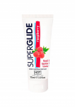 Aviečių skonio vandens pagrindo lubrikantas "HOT Superglide Raspberry" - 75 ml