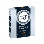 Prezervatyvai "Mister Size Pure Feel 57 mm" - 3 vnt.