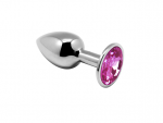 Analinis kai&scaron;tis ,,Mini Metal Butt Plug L'', Rožinis (galima rinktis spalvą)