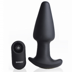 Prostatos masažuoklis XR Brands "Gyro R 10X Curved Rimming Plug" su nuotolinio valdymo pulteliu