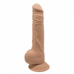 Realisti&scaron;kas falo imitatorius Silexd Model 3 9'5" Caramel, &scaron;viesiai rudos spalvos