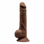 Realisti&scaron;kas falo imitatorius Silexd Model 3 9'5" Brown, rudos spalvos