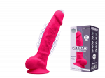 Vibruojantis realisti&scaron;kas falo imitatorius Silexd Model 1 8" Pink, rožinės spalvos