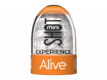 Vyri&scaron;kas masturbatorius ,,Alive Experience Mini'', permatomas (galima rinktis spalvą)