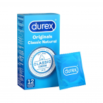 Prezervatyvai "Durex Original Classic Natural" - 12 vnt.