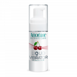 Vy&scaron;nių kvapo skystas vibratorius - stimuliuojantis gelis "Amoreane Liquid Vibrator'' - 30 ml (galima rinktis kvapą)