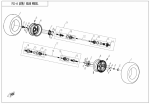 7030-280100 rear cv drive shaft LH UTV, CF800-3, 2012-214 Nr. 17