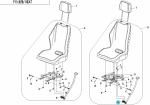 7030-130300 seat lock RH