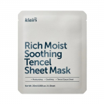 KLAIRS Rich Moist Soothing Tencel Sheet Mask Lak&scaron;tinė veido kaukė