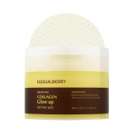EQQUALBERRY Collagen Glow Up Gel Toner Pads Veido padeliai