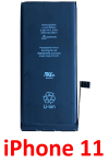 iPhone 11 baterija 3110 mAh (OEM) : Talpa - Standartinės talpos, Tarpinė (klijai) - Nereikia