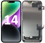 Apple iPhone 14 ekranas : Kokybė - Premium, Tarpinė  (klijai) - Nereikia