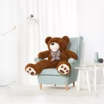 Teddyway Bobo Didelis Pliu&scaron;inis Me&scaron;kiukas Me&scaron;kinas, Mink&scaron;tas Žaislas, 130 Cm, Tamsiai Rudas