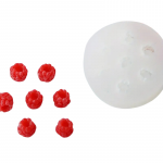 Dekoravimo forma Mažoji avietė, silikoninė, 55x16 mm