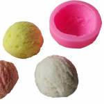 Dekoravimo forma Ledams, silikoninė, 63x34 mm