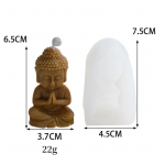 Žvakių formelė Little Buddha, silikoninė, 37x65mm