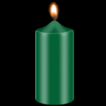 Tamsiai žalia, žvakių dažai - 50g