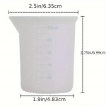 Graduotas matavimo indas, silikoninė, 100 ml
