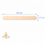 Mentelė, medinė, 150 mm