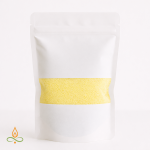 Perlų smėlio žvakių va&scaron;kas, geltonas - 250 g