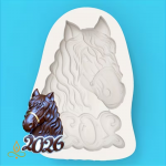 Silikoninė forma Arklio figūra, 55x80mm