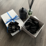 Natūralaus &scaron;ilko gumytė plaukams (juoda) 2