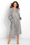 Szlafrok Zoe Long Grey XXXL