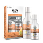INOAR Argan Infusion Perfect Curls Duo Kit - banguotų ir garbanotų plaukų rinkinys, 500 ml+250 ml