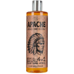 Bohemia Gifts APACHE - Vyri&scaron;kas du&scaron;o gelis, &scaron;ampūnas, putos ir muilas 4 in 1, 400 ml